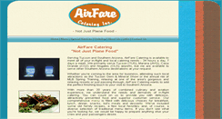 Desktop Screenshot of airfarecatering.com